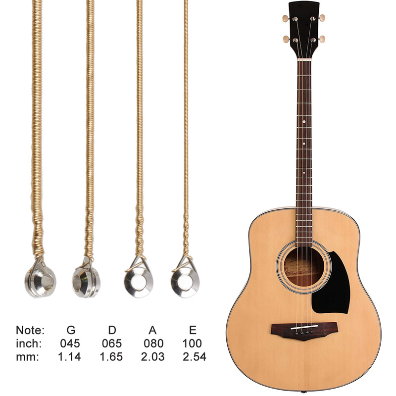 Bass Guitar Strings - Anti-ferrugem guitarra acústica cordas, bronze fósforo,