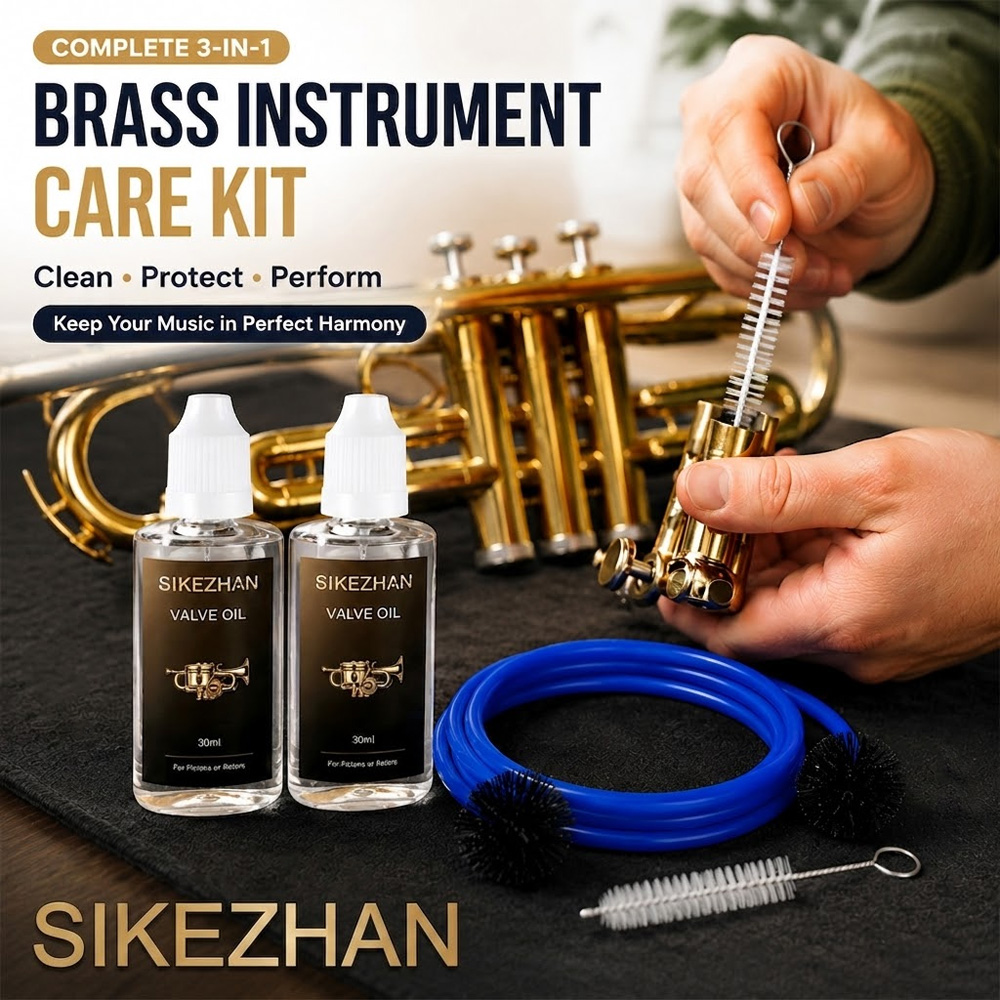 Trumpet Valve Oil - Kit de Cuidados para Instrumentos de