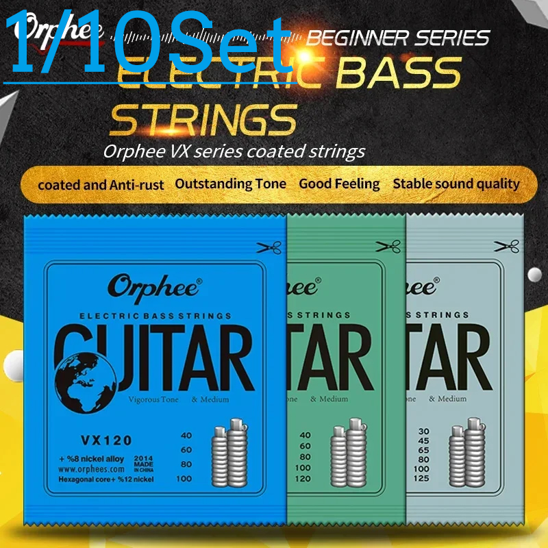 Bass Guitar Strings - Orphee 4/5/6 cordas de baixo elétrico