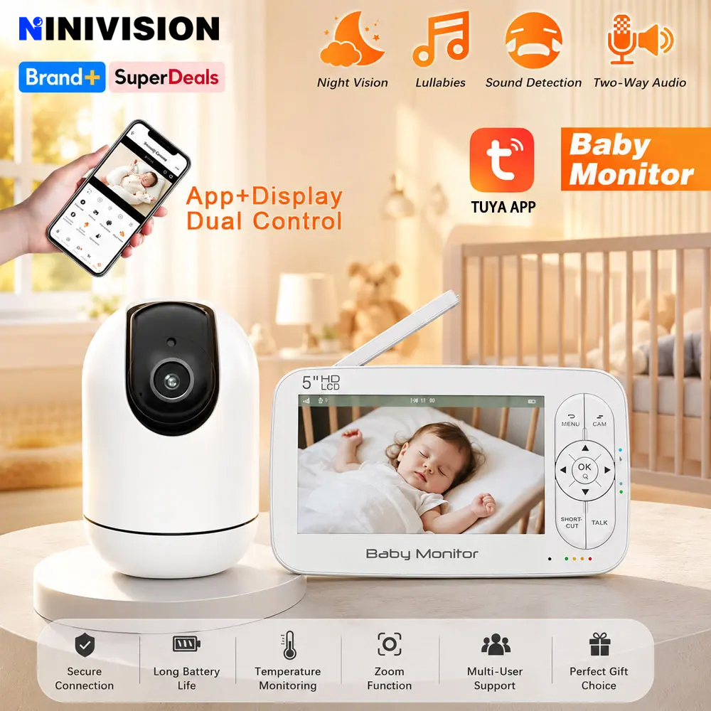 Audio Detect Music - Monitor de Bebê Inteligente com WiFi,
