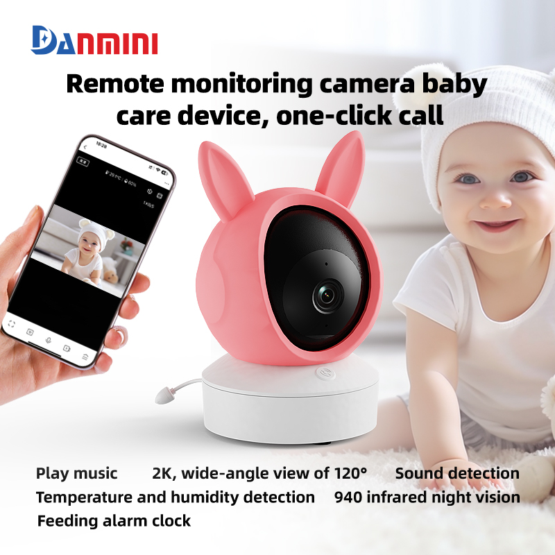 Audio Detect Music - Danmini 1080p monitor do bebê móvel