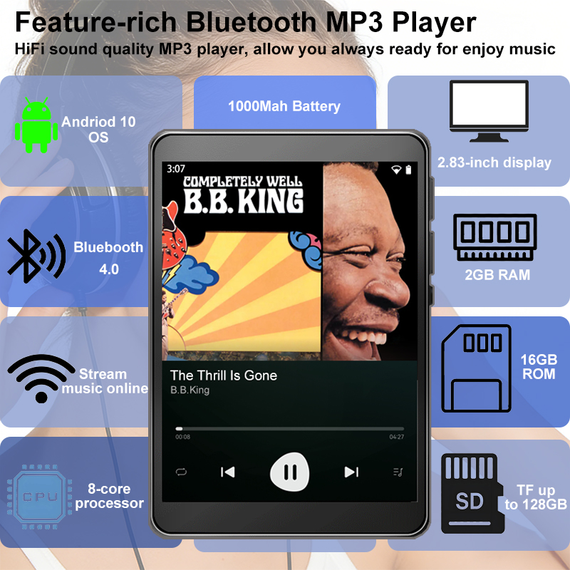 Mp3 Audio Music Download - Reprodutor de MP3 WiFi Android 10