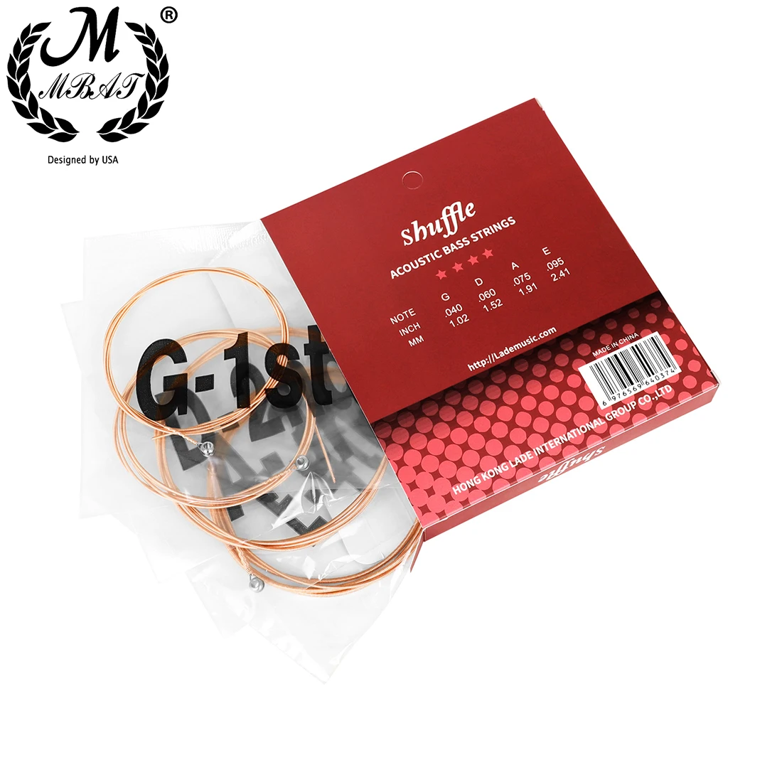 M MBAT Cordas para baixo acúst - Bass Guitar Strings avaliação e preço