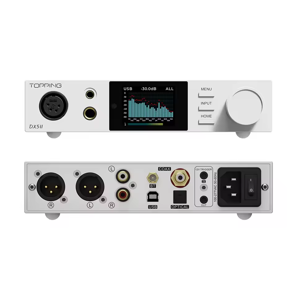 TOPPING DX5 II DAC Totalmente  - Headphone Amplifier Dac avaliação e preço