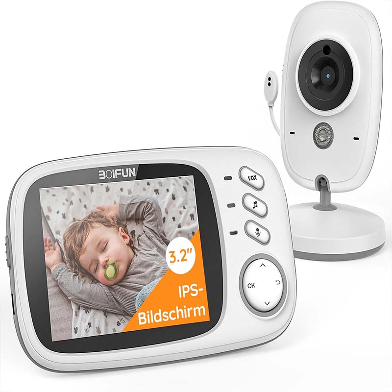 Boifun Monitor de bebê sem fio - Audio Detect Music avaliação e preço