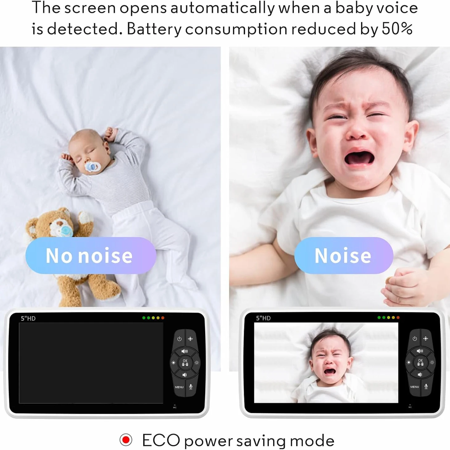 Monitor de bebê com vídeo com  - Audio Detect Music avaliação e preço